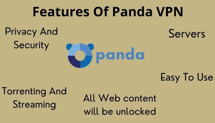 Features of Panda VPN